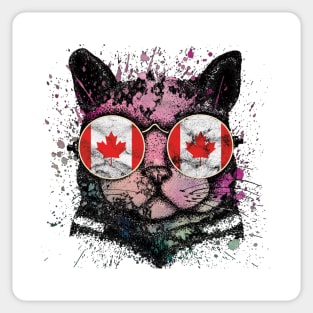 Cat Canadian Sticker